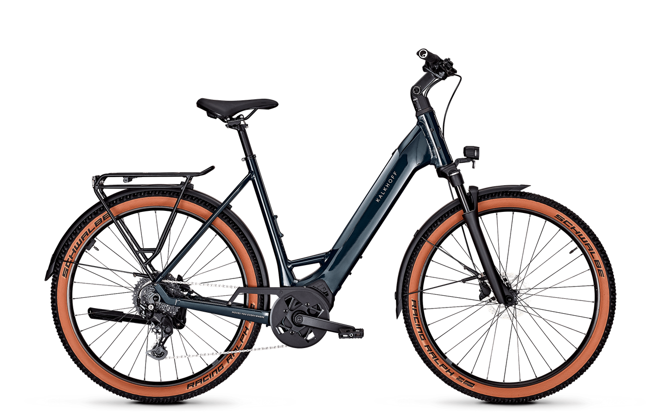 Kalkhoff Entice L Advance E-Trekkingbikes (blau) 1